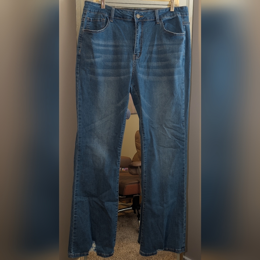 Classic Straight-Leg Blue Jeans